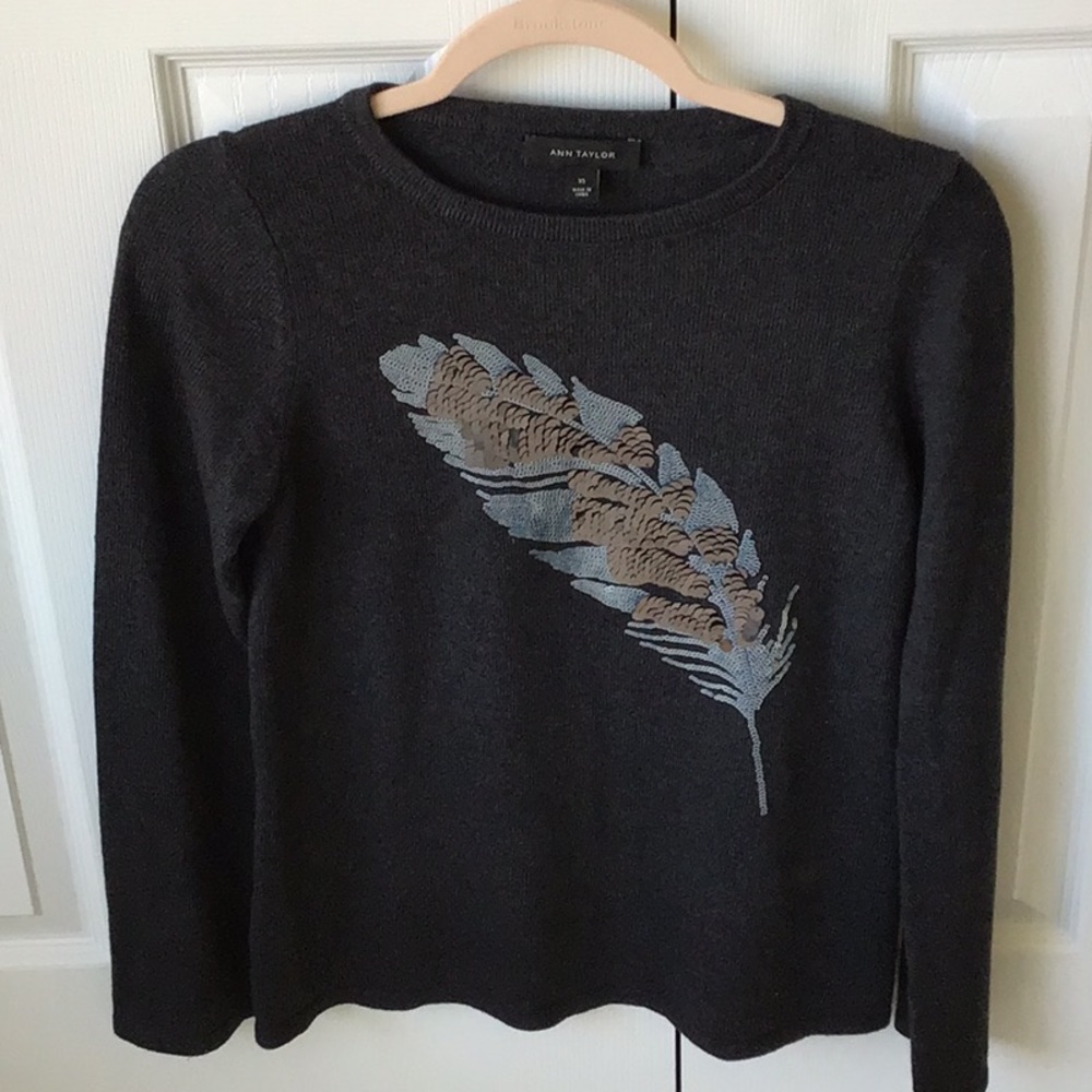 Ann Taylor XS sequin sweater